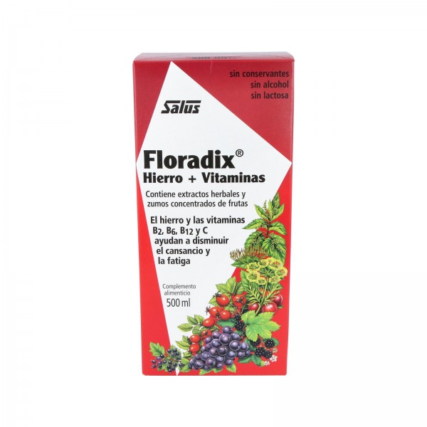 Floradix Hierro y Vitaminas 500ml.