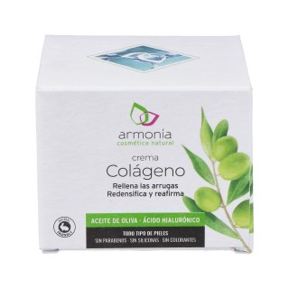 Crema Colágeno con aceite de oliva y ácido hialurónico...