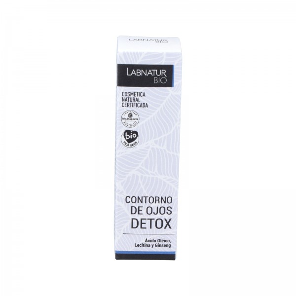 Crema contorno de ojos Detox con ácido oleico, lecitina y ginseng. Labnatur