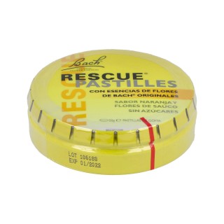 Rescue pastillas naranja sauco 50grs. FLORES BACH