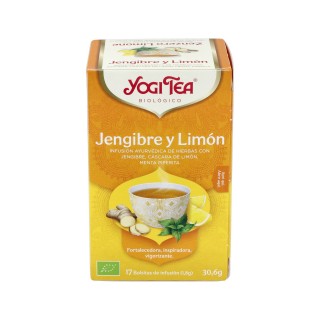 YOGI TEA Jengibre y Limón 17 bolsitas