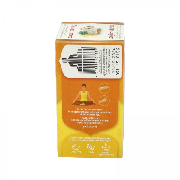 YOGI TEA Jengibre y Limón 17 bolsitas