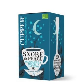 Snore Peace infusión 20 bolsitas. BIO. Cupper