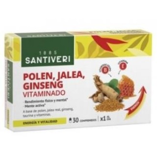 POLEN+JALEA+GINSENG 30comp. Santiveri