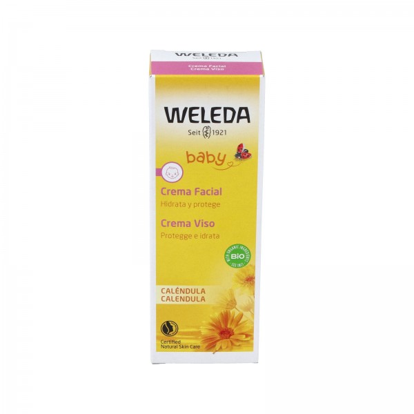 Crema facial de caléndula para bebé 50 ml.