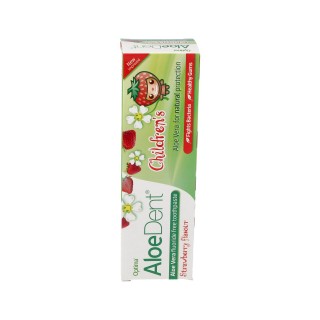 Dentífrico Aloe Vera sin flúor (fresa) niños 50ml.