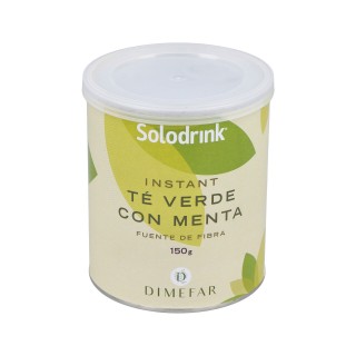 Solodrink Té verde con menta bote instan.150gr