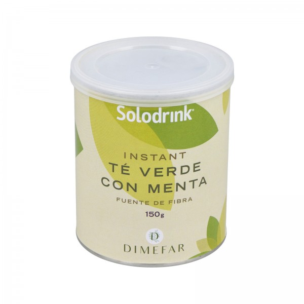 Solodrink Té verde con menta bote instan.150gr