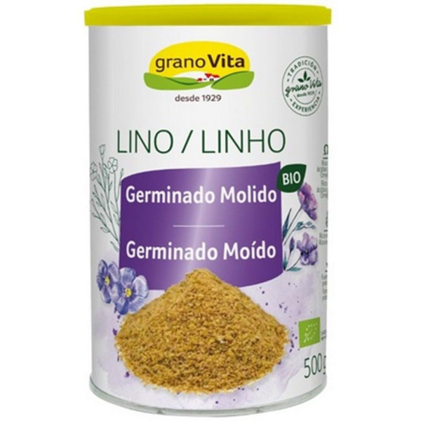 Lino Germinado Molido Bio Vegan 500g Granovita