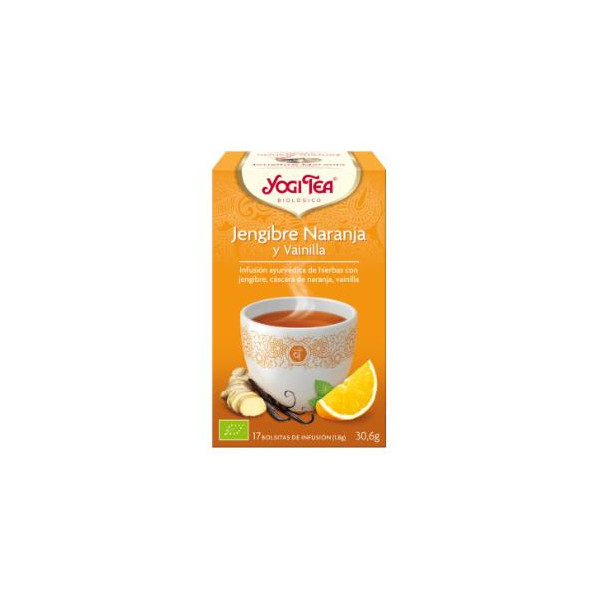 Yogi Tea Jengibre Naranja 17 filtros