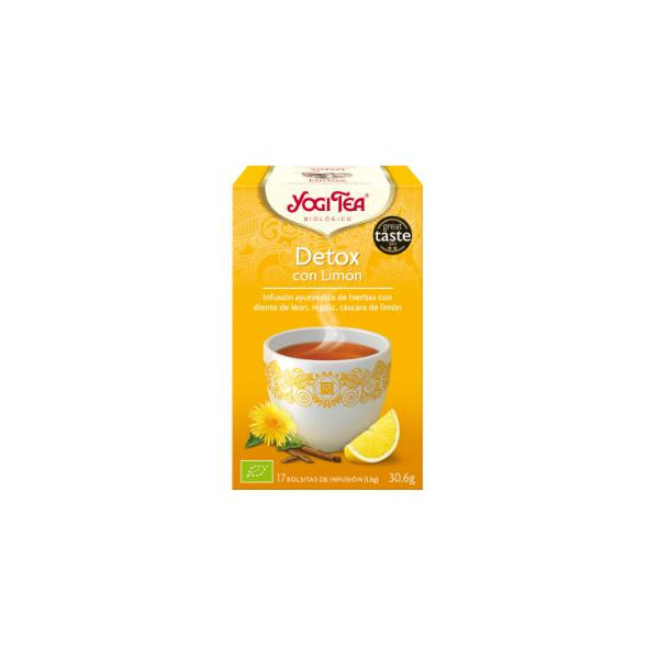 Yogi Tea Detox Limón 17 filtros