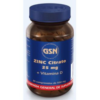 Zinc citrato 80 comprimidos GSN