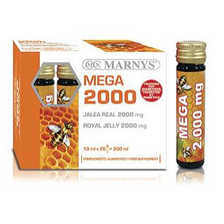Jalea Real Mega 2000 20 viales Marnys