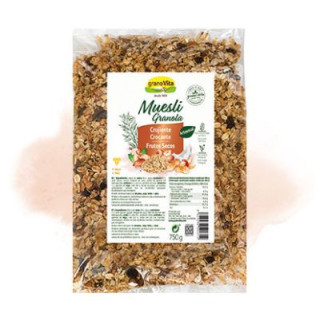 Muesli crujiente frutos secos 750gr Granovita