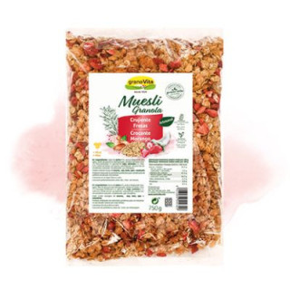 Muesli crujiente fresa 750gr Granovita
